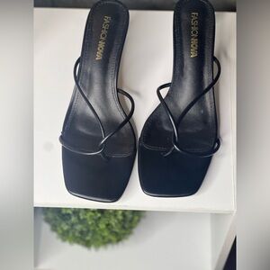 Fashion Nova Elegant Black Heels